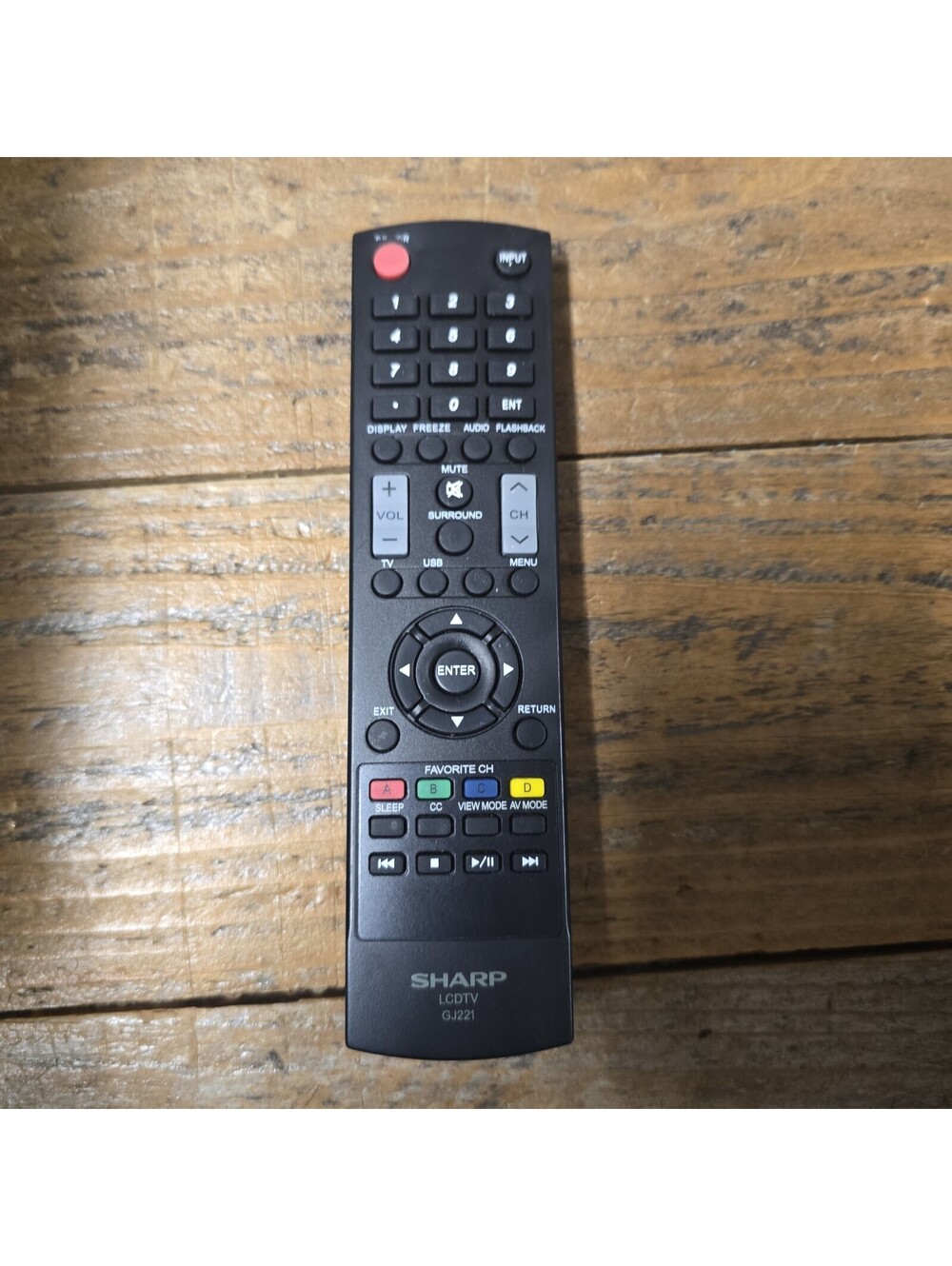 GENUINE SHARP LCD TV REMOTE CONTROL GJ221